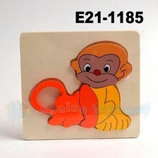 Деревана гра E21-1185 (100шт) пазл мавпа, 17,8 * 16 * 1см