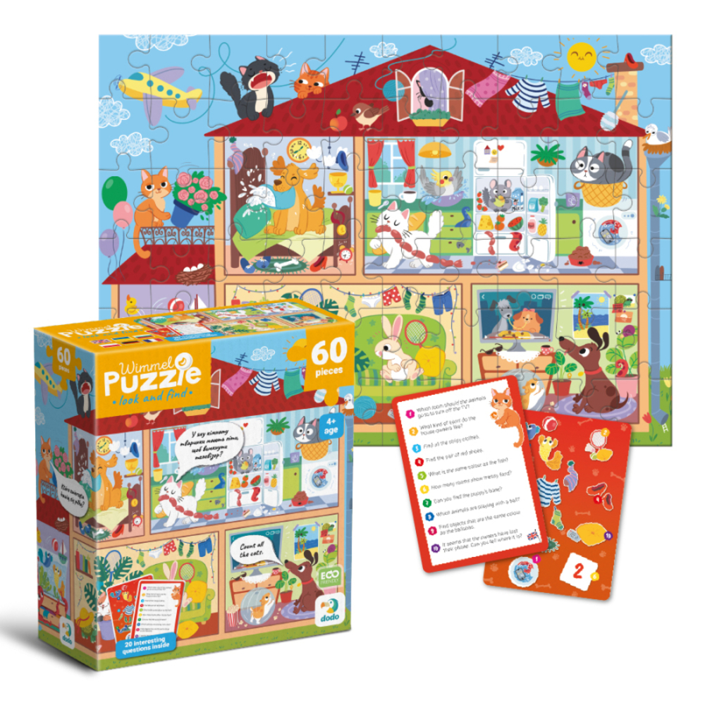 Фото, Видеообзоры віммельпазл dodo улюбленці вдома