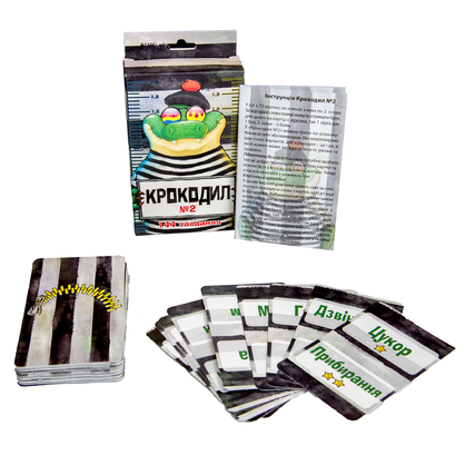 Фото, Видеообзоры настільна гра strateg крокодил №2 українською мовою (30725)