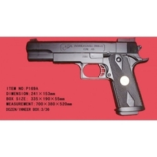 Пістолет P169A (36шт/2) пластик., с пульками, в кор. 24*16,5см