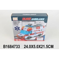 Конструктор 89-155 D (48шт) 48дет.швидка в коробці 34*22,1*5,8см