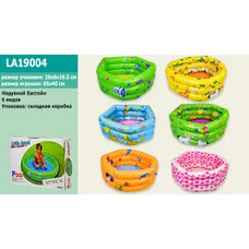 Басейн 57101 (6шт) надувн.мягке дно в коробці 85*85*23см