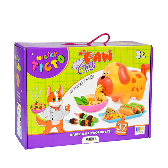 Отзывы  набір для творчості містер тісто paw chef strateg українською мовою (41036)