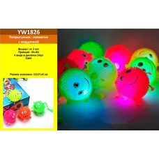 Попригунчик лохматик YW 1826 (288шт)світит 3,2см