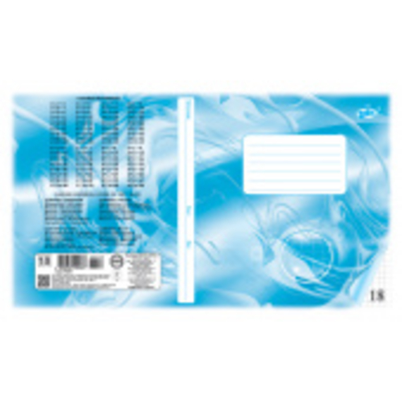 Зошит 18 л клітинка оф.фоновая ТВ-51 (500 шт)