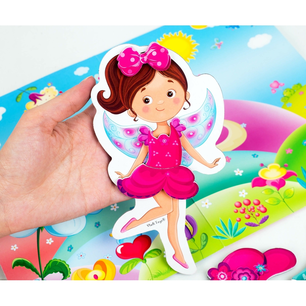 Фото, Видеообзоры гра магнітна одягалка «фея» в папці vladi toys vt3204-28