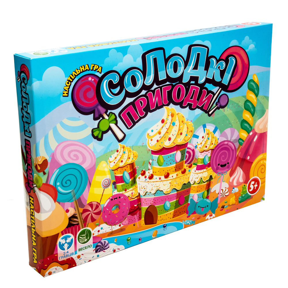 Фото, Видеообзоры настільна гра strateg солодкі пригоди українською мовою (30504)