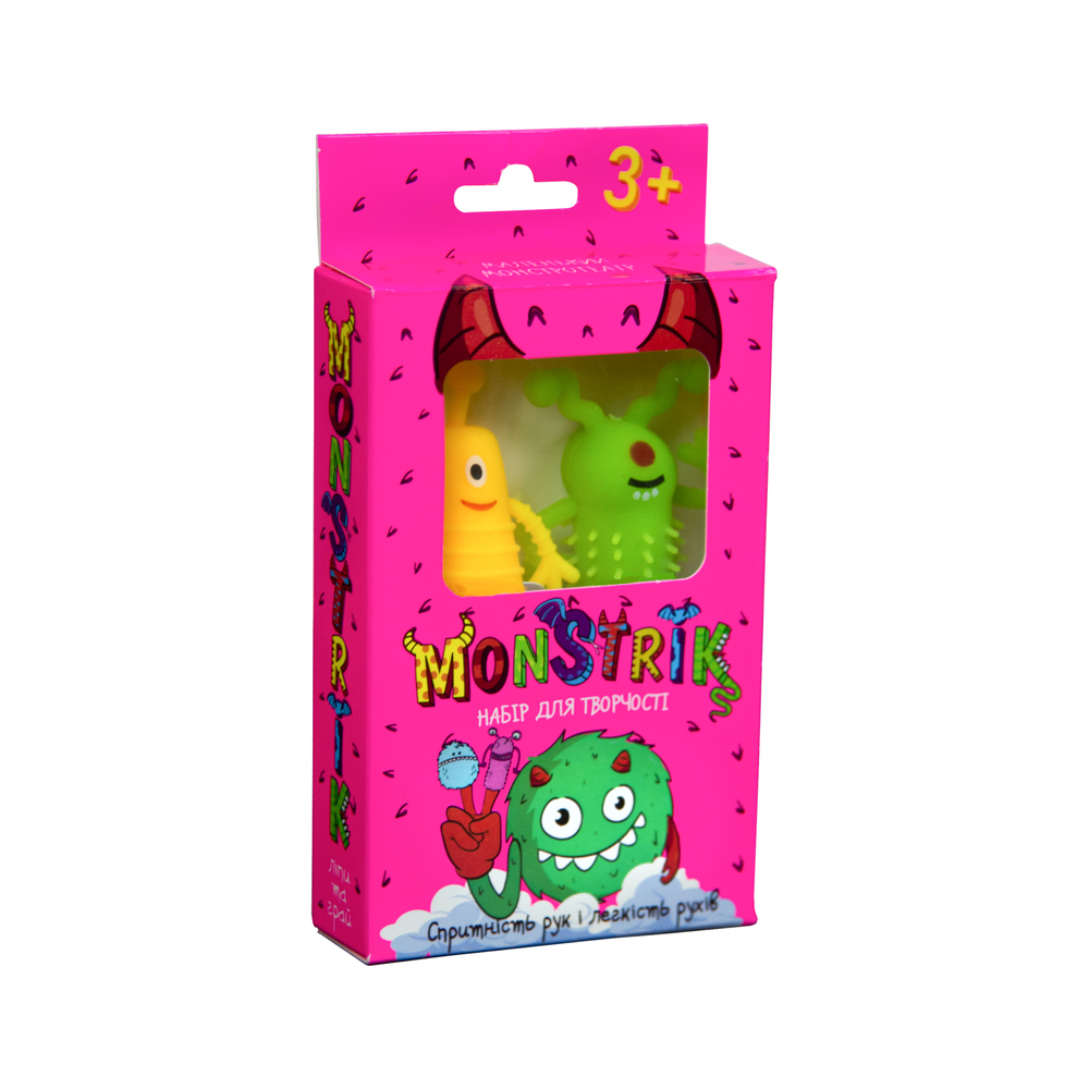 Фото, Видеообзоры набір для творчості strateg монстрик українською мовою (71823)