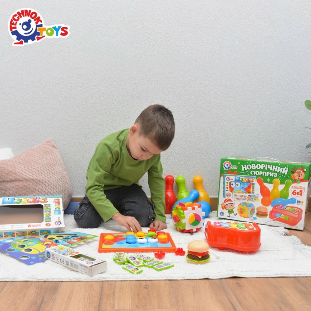 Фото, Видеообзоры новорічний набір іграшок технок, арт.8829