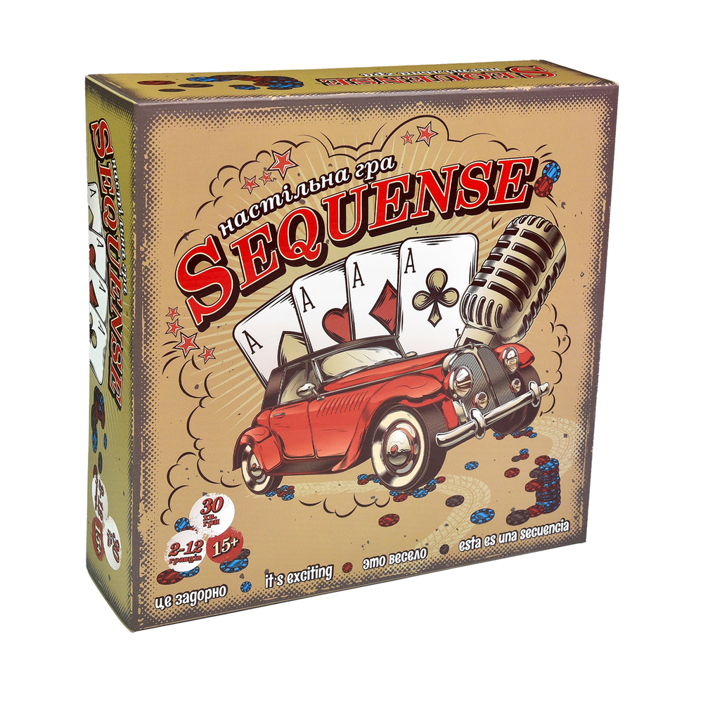 Фото, Видеообзоры настільна гра strateg sequense сіквенс карткова українською мовою (30361)