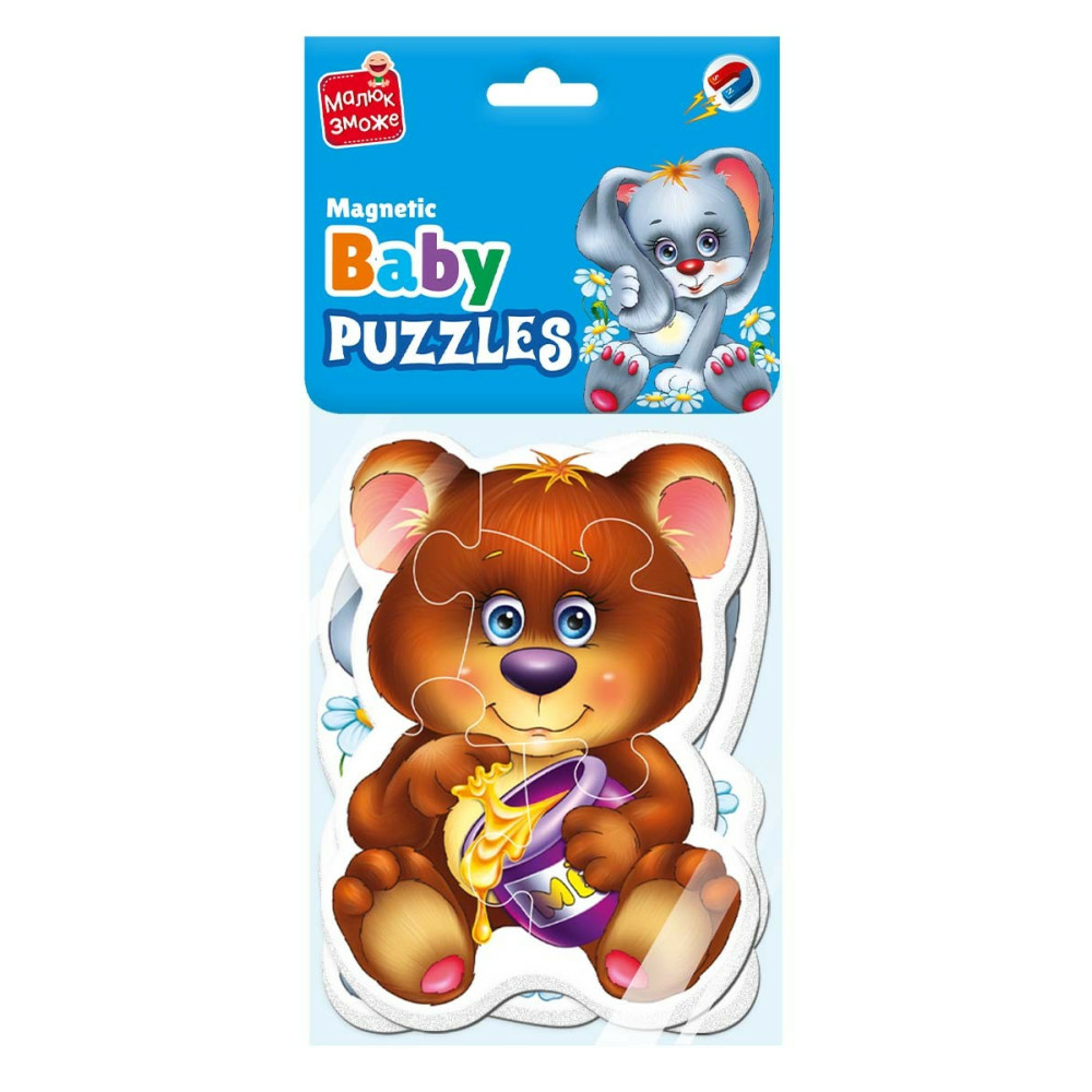 Фото, Відеоогляди гра розвиваюча vladi toys магнітні бейбі пазли "лісові жителі" vt3208-17