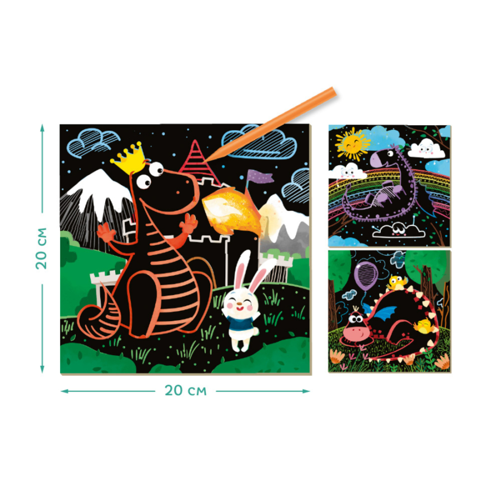 Фото, Видеообзоры набір гравюр dodo дракони, русалки, космос, феї