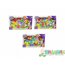 Карусель D059ABC (48шт) на кроватку, заводная,муз,подвески 5шт,3 вида, в кор-ке,38,5-23,5-5,5см