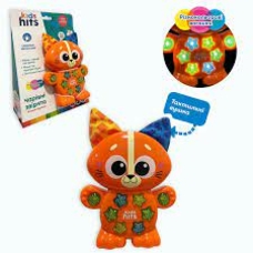 Муз розв.Чарівні звірята Kids Hits KH09/004 (24шт) Котик Музика, батар, такт. вушка, вірші, мелодії