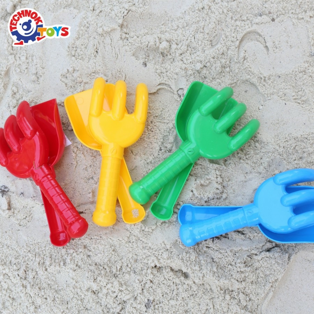 Фото, Відеоогляди іграшка набір "лопатка + грабельки малі технок", арт.2865