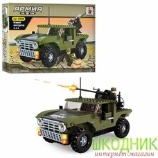 Конструктор AUSINI 22508 (24шт) серия Армия,военная техника,фигурки 2шт,299 дет,в кор-ке,35-25-5,5см