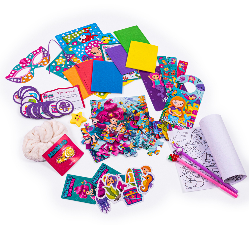 Фото, Видеообзоры набір для творчості vladi toys з сюрпризами «русалонька» vt8080-05