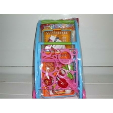 Таця 408299 R/016-27 (24шт) тележка, корзина, продукты, в кульке, 43-22см