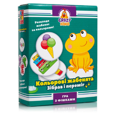 Гра настільна Vladi Toys розважальна Crazy Koko «Кольорові жабенята» VT8025-06