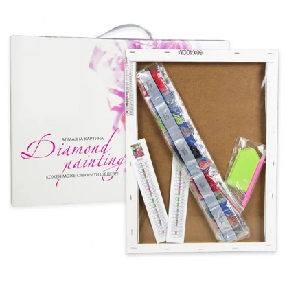 Фото, Видеообзоры алмазна мозаїка strateg преміум маки на чорному фоні розміром 30х40 см (heg86881)