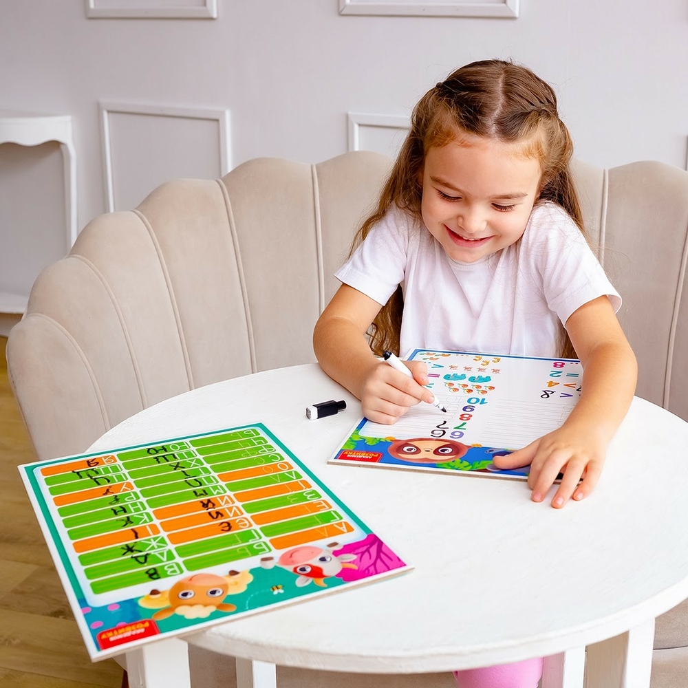 Фото, Видеообзоры дошка-тренажер «абетка» vt5010-25