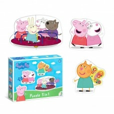 Пазл 200339 Peppa Pig 3в1
