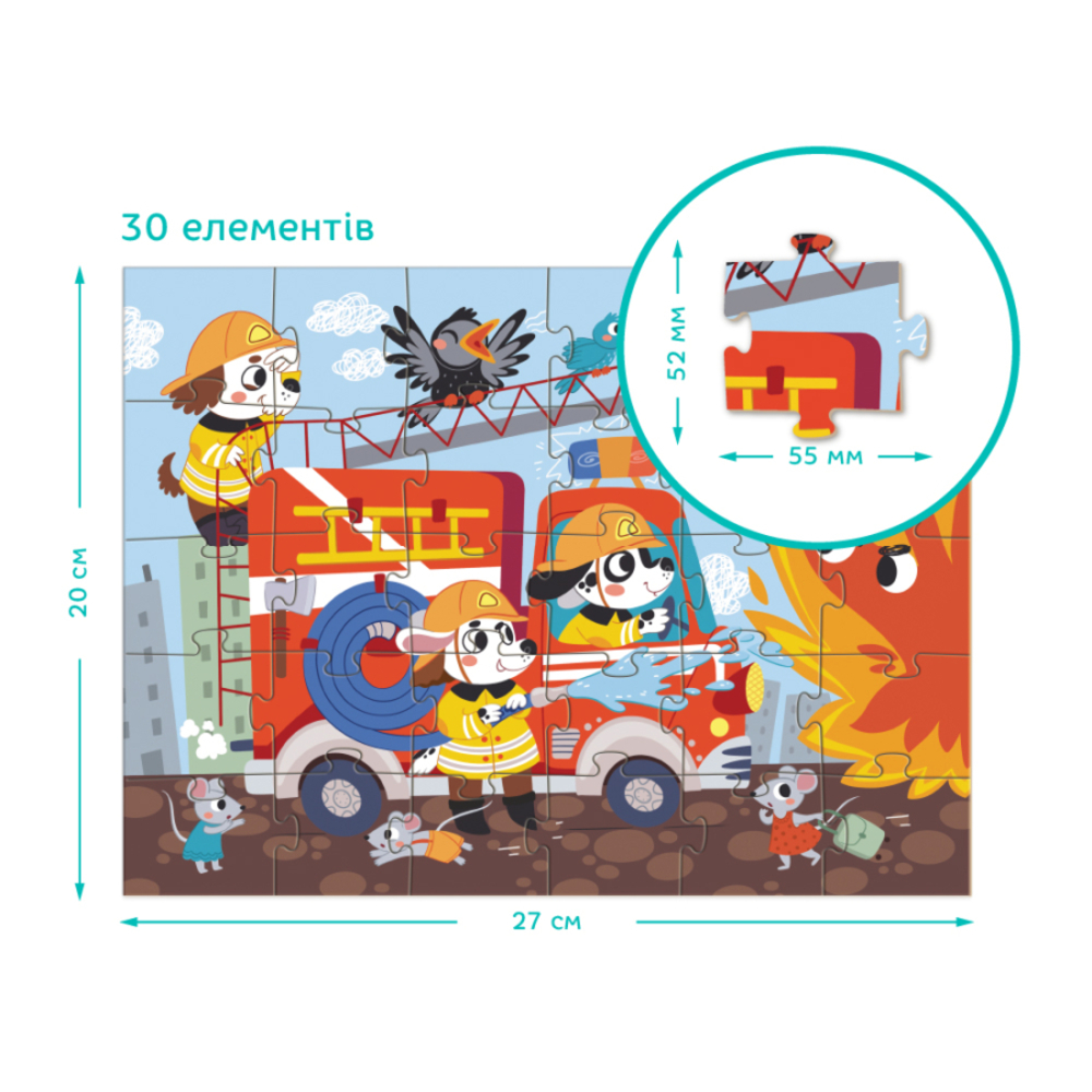 Фото, Видеообзоры набір пазлів dodo транспорт