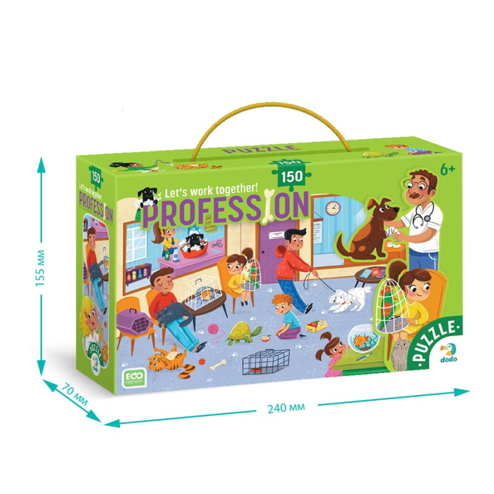 Фото, Видеообзоры пазл dodo професії ветеринар