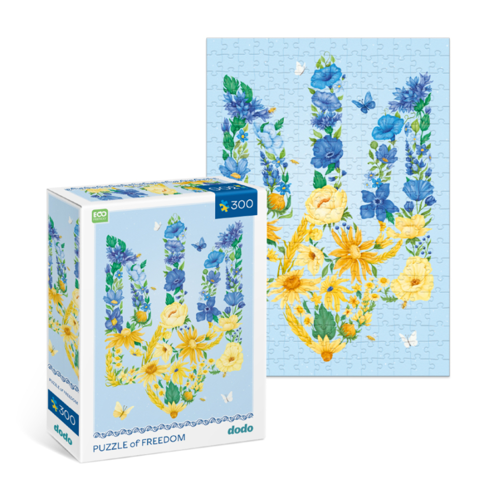 Фото, Відеоогляди набір патріотичних пазлів dodo