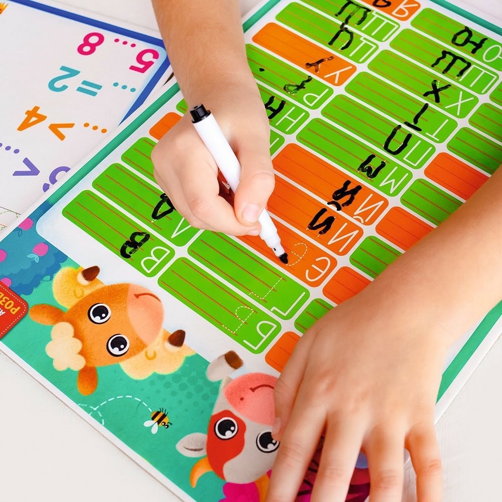 Фото, Видеообзоры дошка-тренажер «абетка» vt5010-25