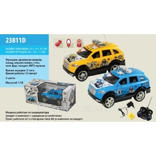 Машина 23811D (24шт) 2 цвета, танцует, в коробке 35*14*15см