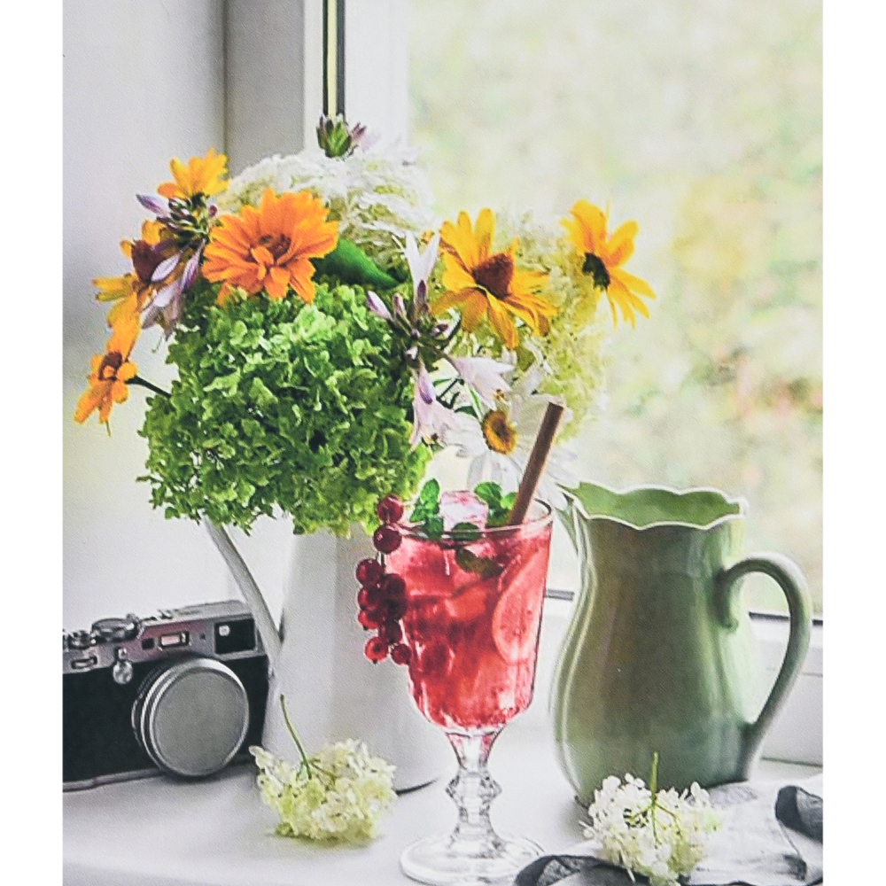 Фото, Відеоогляди алмазна мозаїка strateg преміум натхнення з вікна розміром 40х50 см (sk88241)