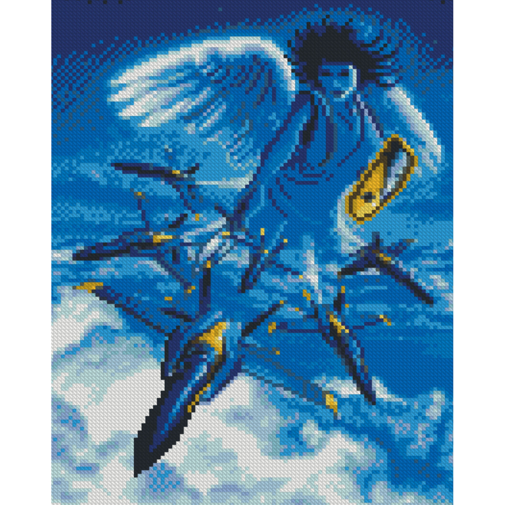 Фото, Видеообзоры алмазна мозаїка strateg преміум янгол-охоронець україни розміром 30х40 см (hx487)