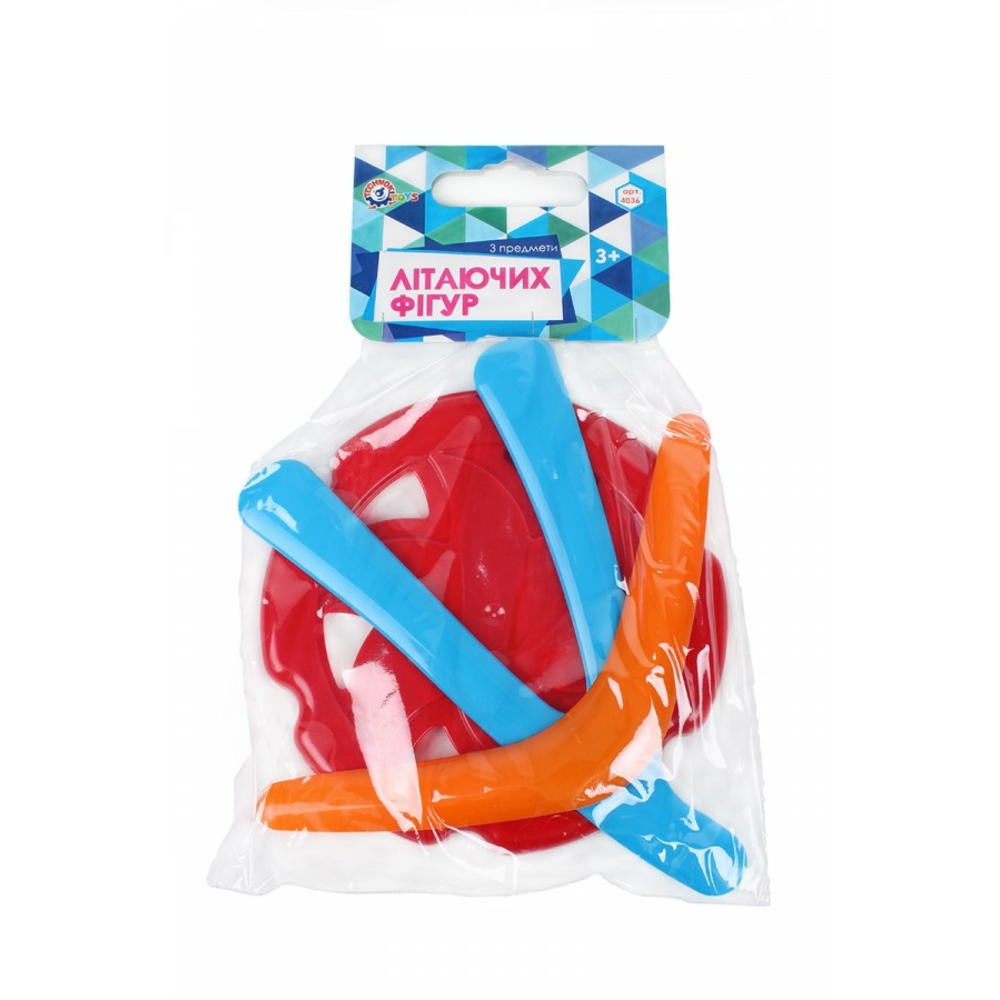 Фото, Видеообзоры іграшка "набір літаючих фігур 3 технок", арт.4036