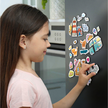 Фото, Видеообзоры набір магнітних ігор dodo з котиком