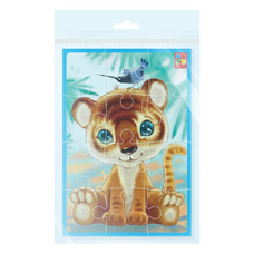 Гра розвиваюча Vladi Toys м'які пазли А5 Малюк зможе "Тигреня"