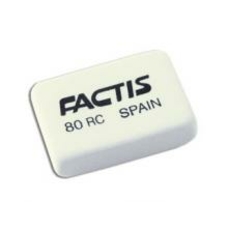 Ластік Factіs  80RC  біла