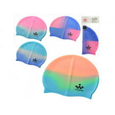 Шапочка для плавания MS 0811 (144шт) микс цветов, в кульке, 19-11см