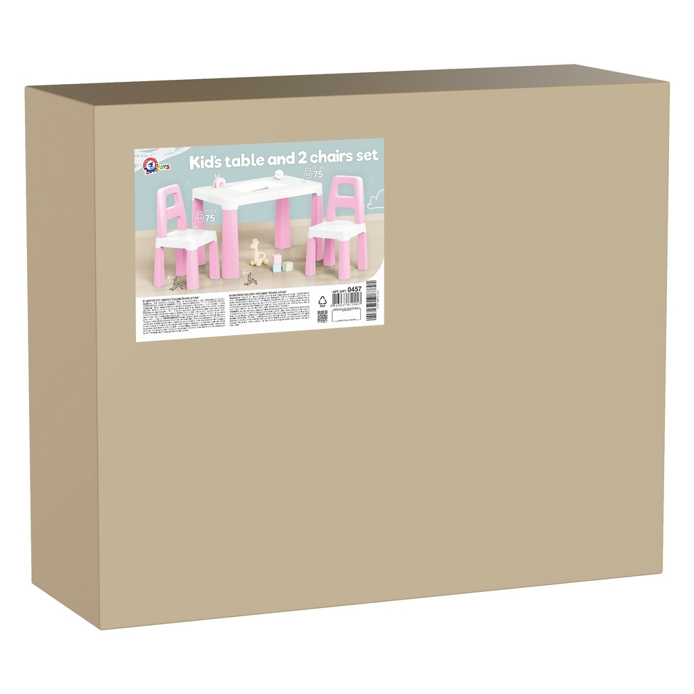 Фото, Видеообзоры дитячий стіл з двома стільцями техноk, арт.0457