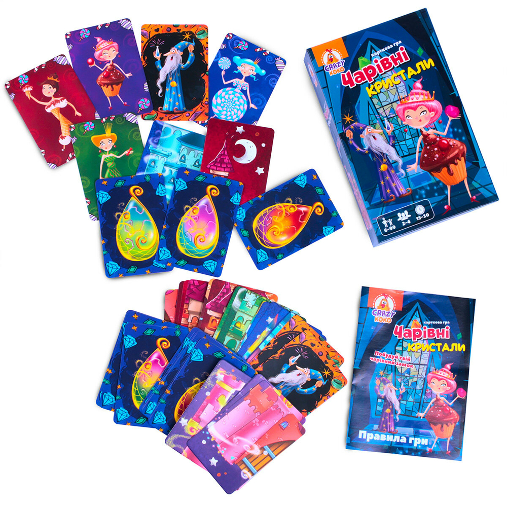 Фото, Відеоогляди гра настільна vladi toys розважальна.чарівні кристали. vt8077-04