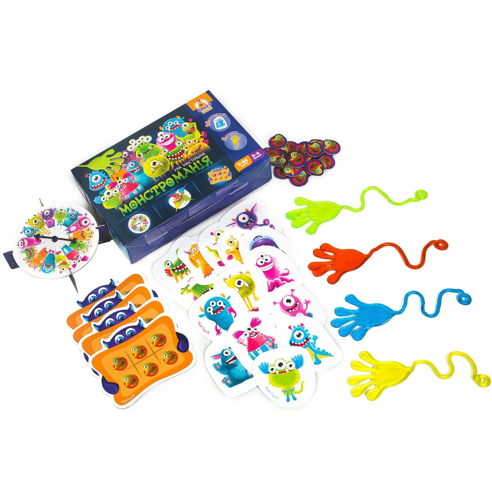 Фото, Відеоогляди гра настільна з липунами «монстроманія» vt8044-23