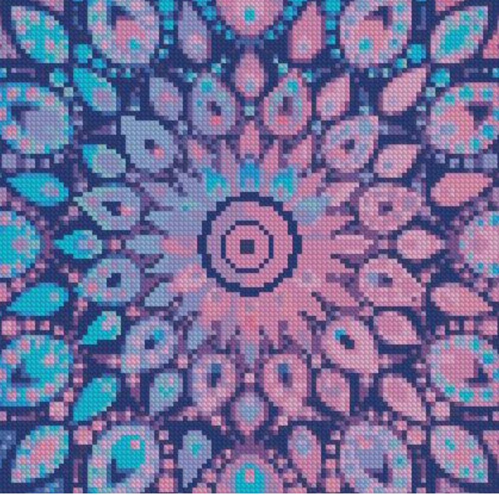 Фото, Відеоогляди алмазна мозаїка strateg преміум мандала розміром 30х30 см ca-0064