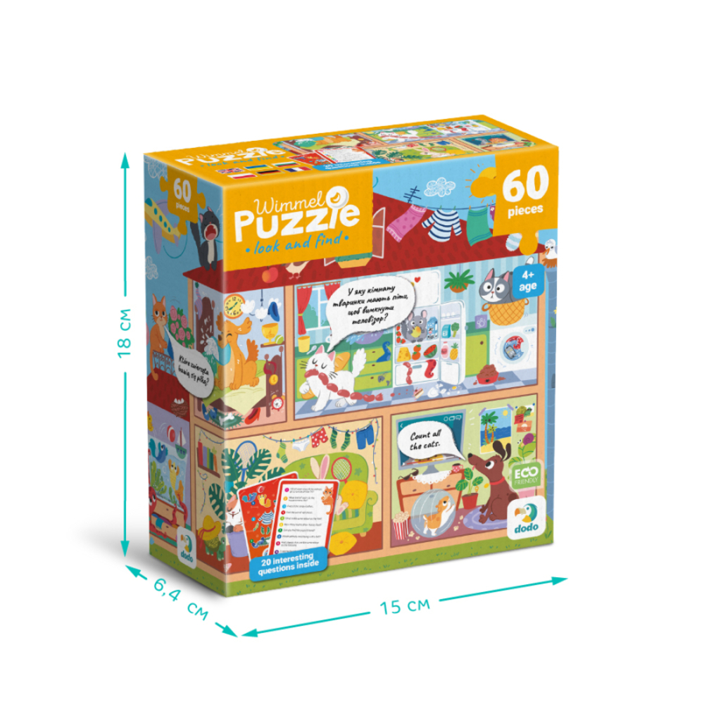 Фото, Видеообзоры віммельпазл dodo улюбленці вдома