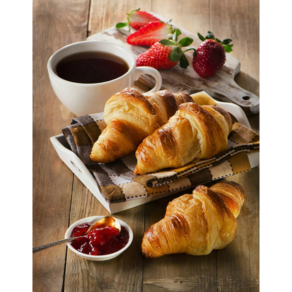 Фото, Відеоогляди алмазна мозаїка strateg преміум ранкові круасани без підрамника розміром 40х50 см  (jsfh77374)