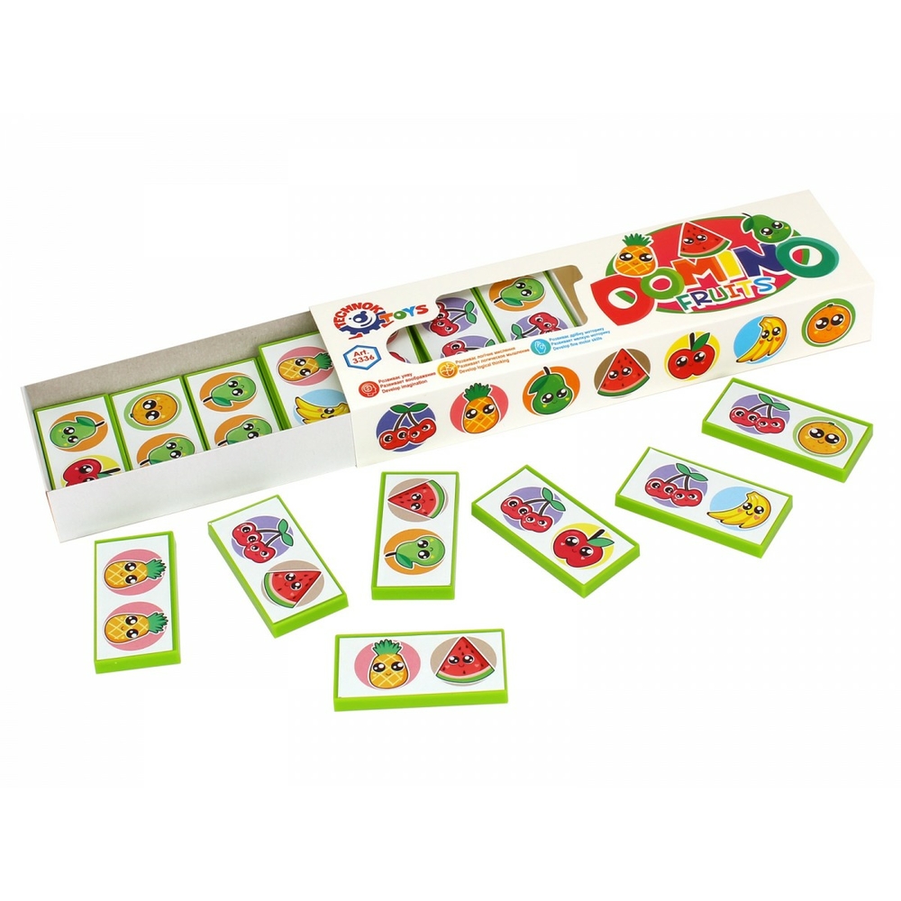 Фото, Видеообзоры доміно "фрукти технок", арт.3336