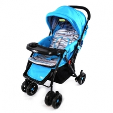 Коляска прогулочна TILLY BT-WS-0004 БЛАКИТНА з перекидною ручкою / 1 /