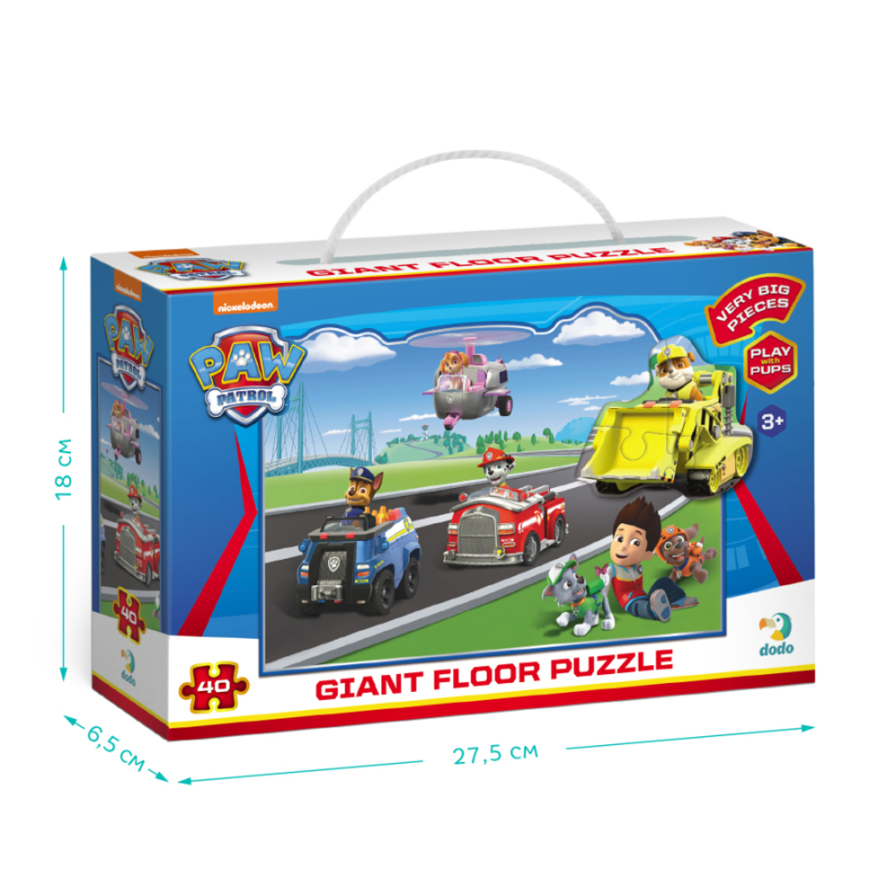 Фото, Видеообзоры великий пазл на підлогу paw patrol