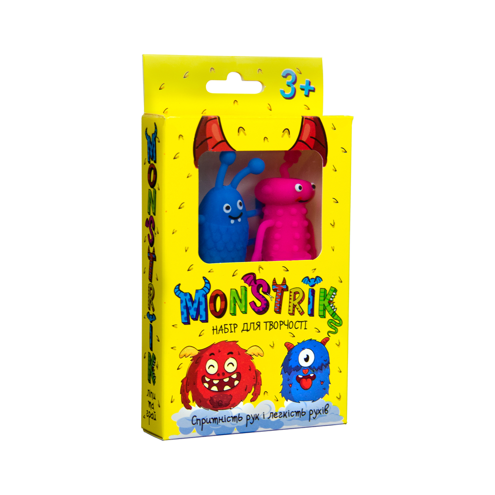 Фото, Видеообзоры набір для творчості strateg монстрик українською мовою (71823)