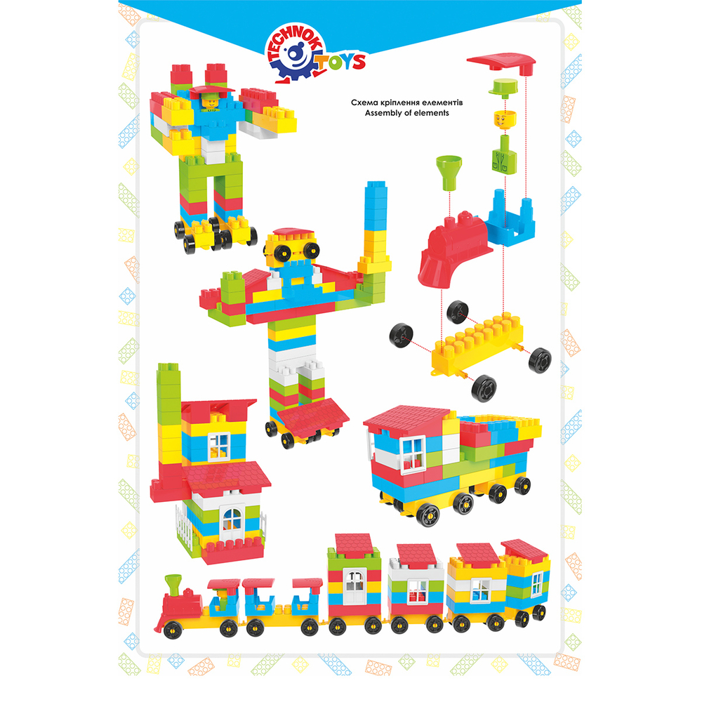 Фото, Відеоогляди конструктор "техно 3 технок", арт.0519