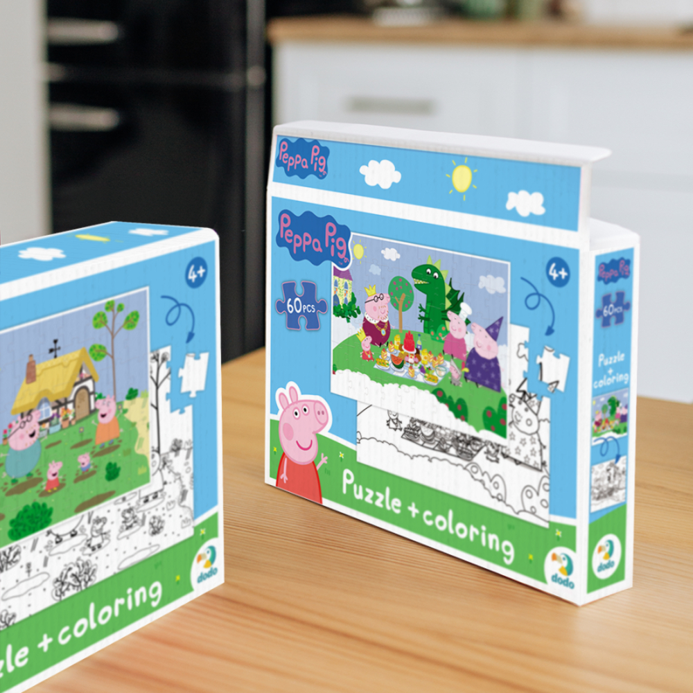 Фото, Видеообзоры пазл 2в1 dodo peppa pig казковий пікнік